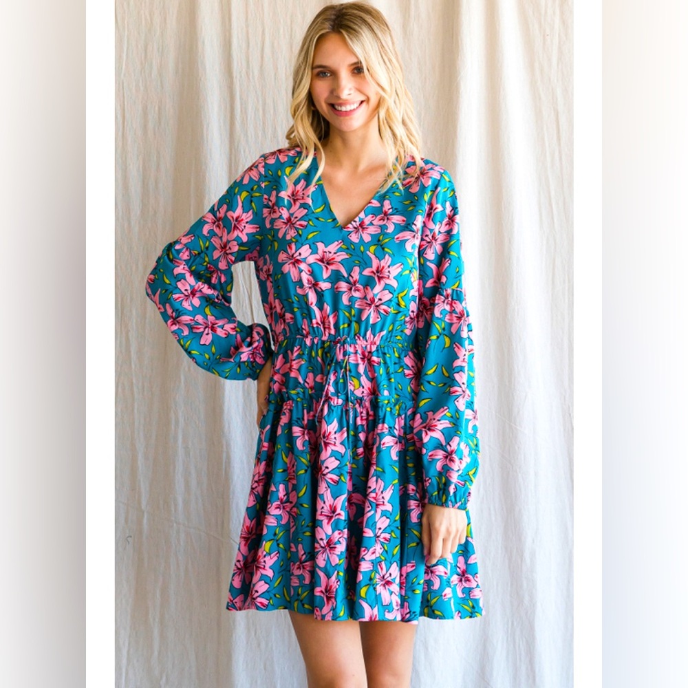 Floral Print Dress - Picture 3 of 5